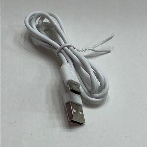 White USB Charging Cable